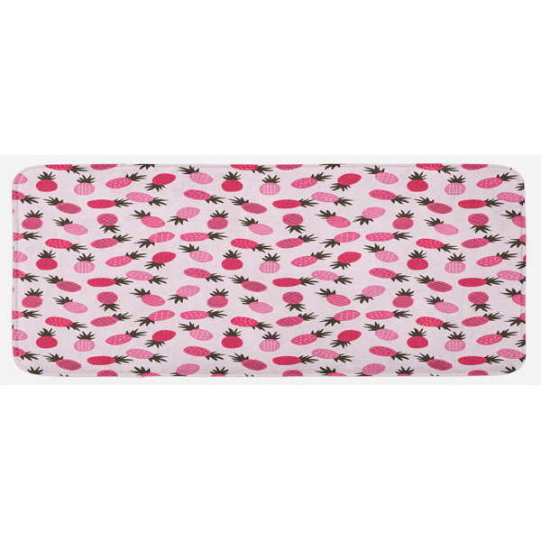 East Urban Home Pineapple Kitchen Mat Wayfair